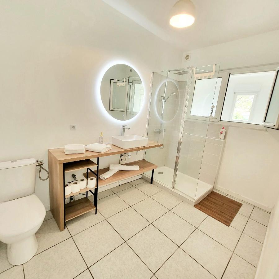 Bel Appartement Avec Jardin De 30M2 , Climatise Avec Parking Et Arrivee Autonome Cabestany Ngoại thất bức ảnh