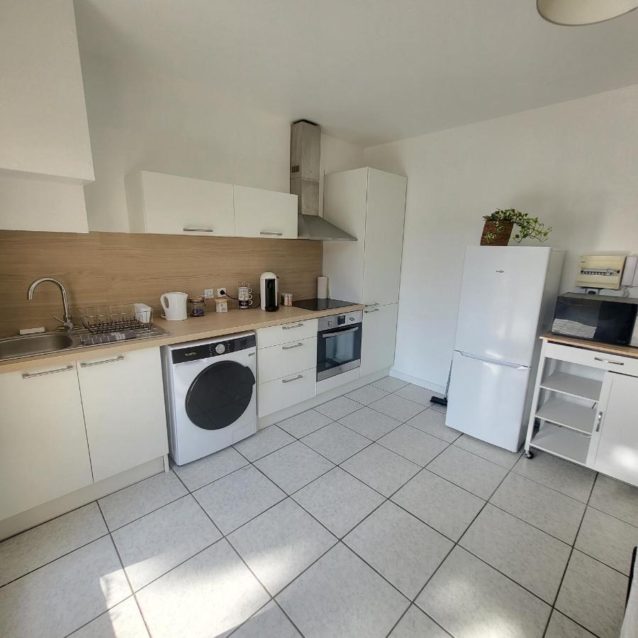Bel Appartement Avec Jardin De 30M2 , Climatise Avec Parking Et Arrivee Autonome Cabestany Ngoại thất bức ảnh